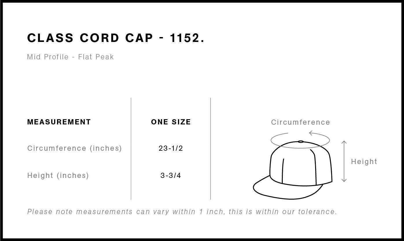 Pulp His 'n' Hers Corduroy Patch Hat