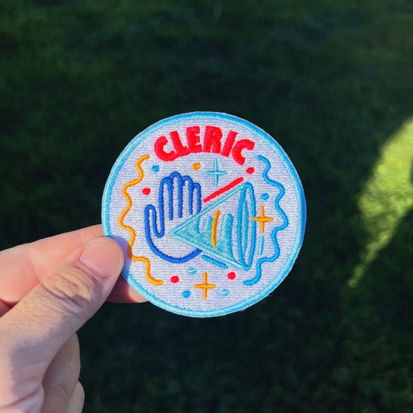 Cleric Class Embroidered Patch