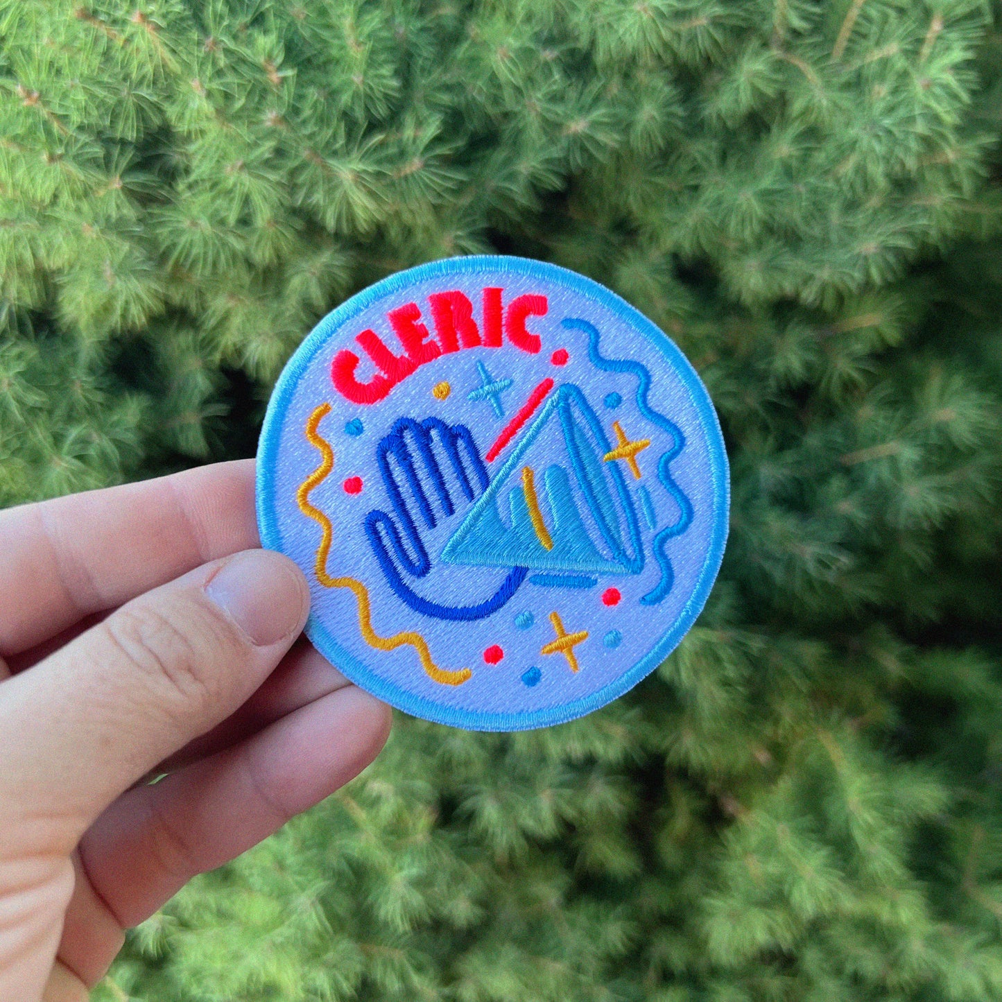 Cleric Class Embroidered Patch