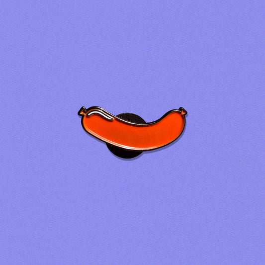 Hotdog Enamel Pin