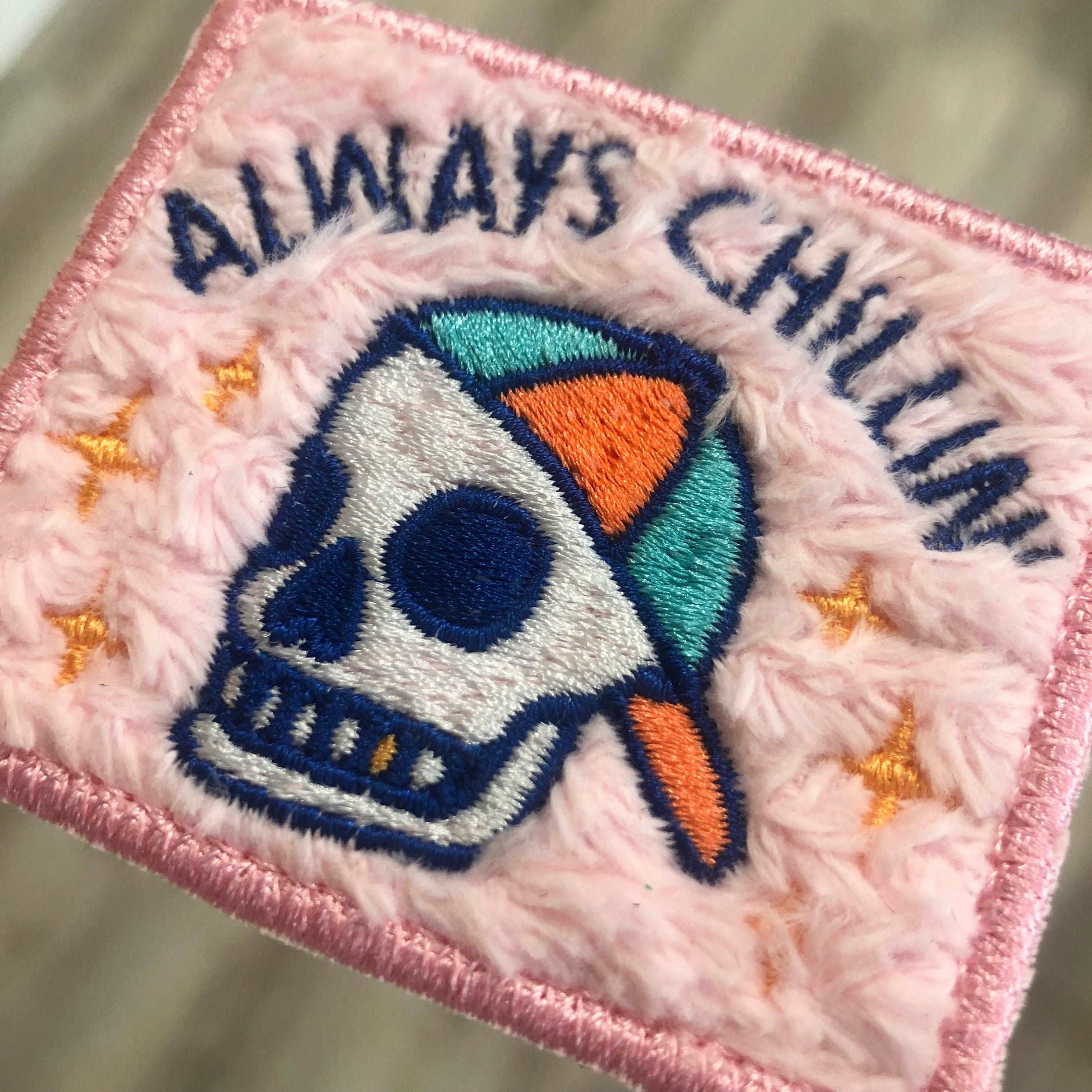Always Chillin' Chenille Patch