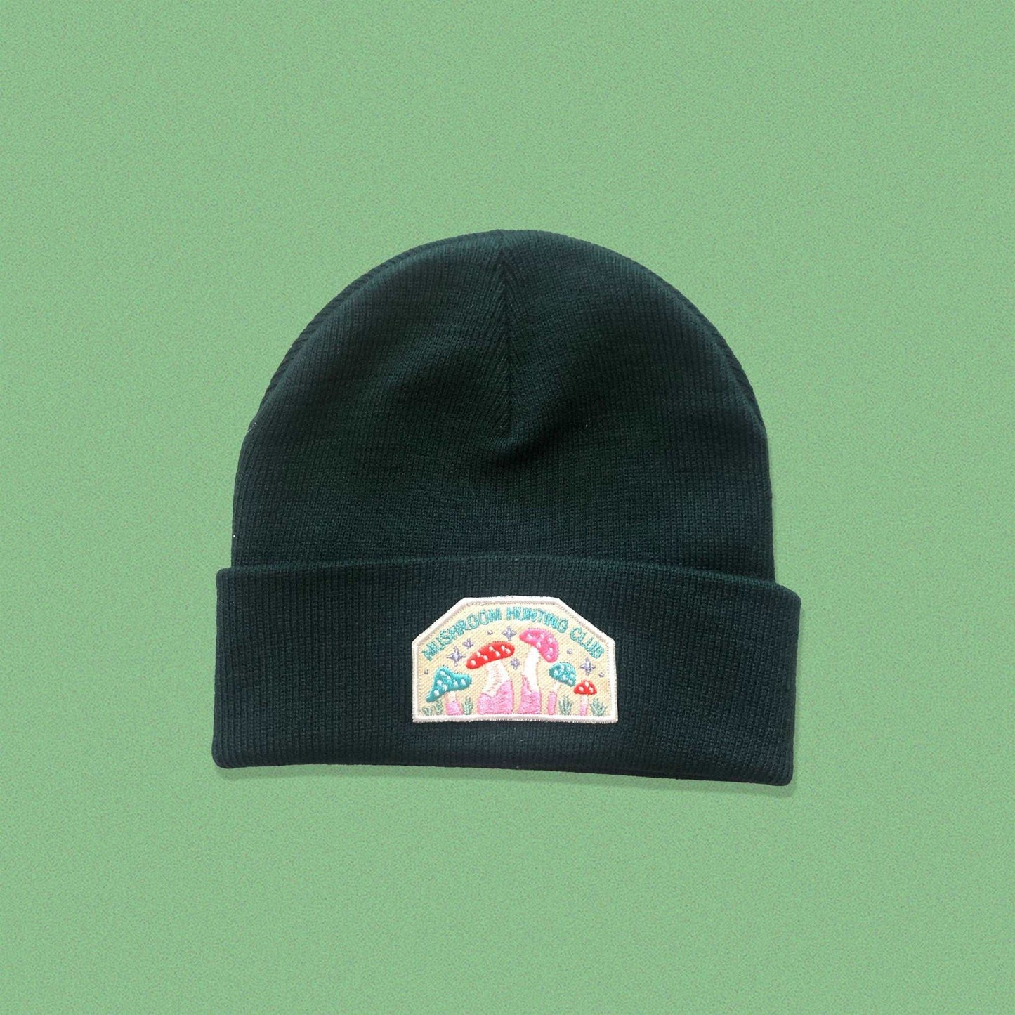 Mushroom Hunting Club Cuffed Beanie