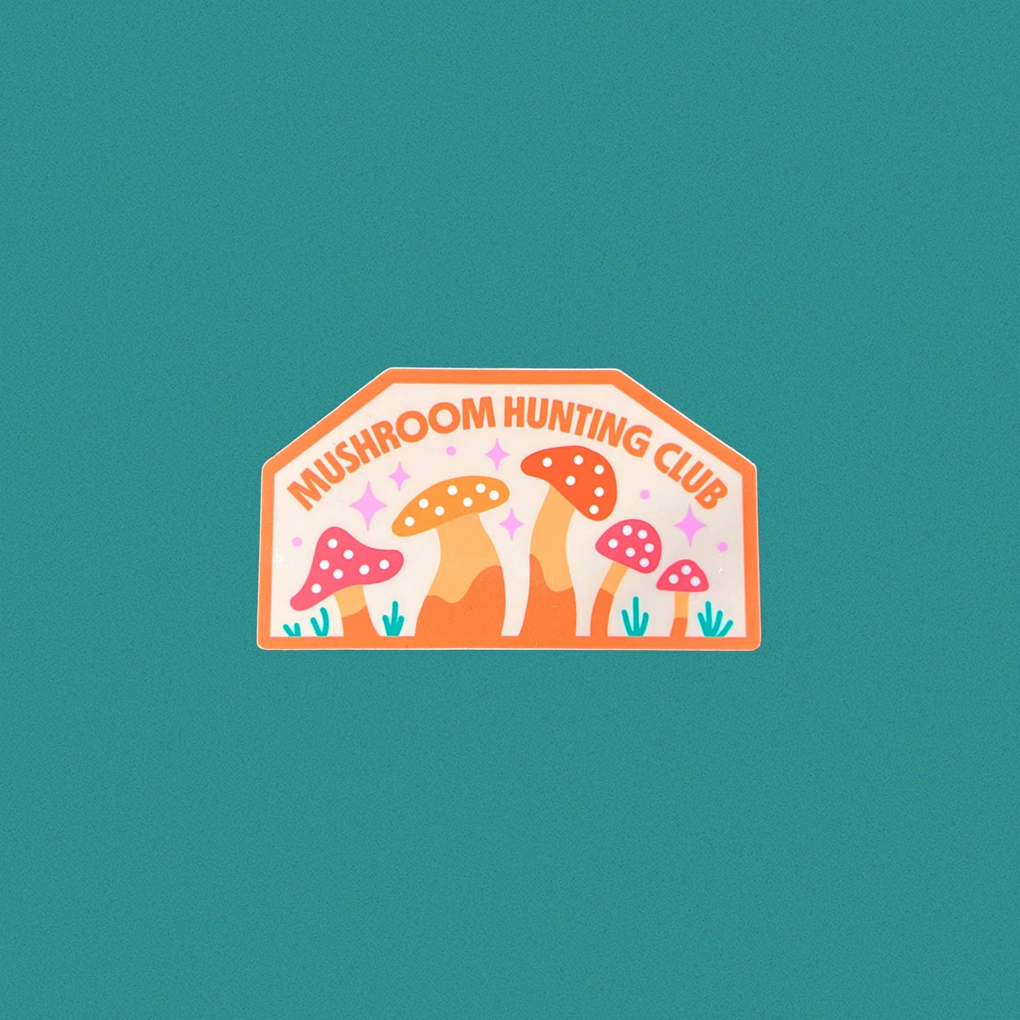 Mushroom Hunting Club Sticker