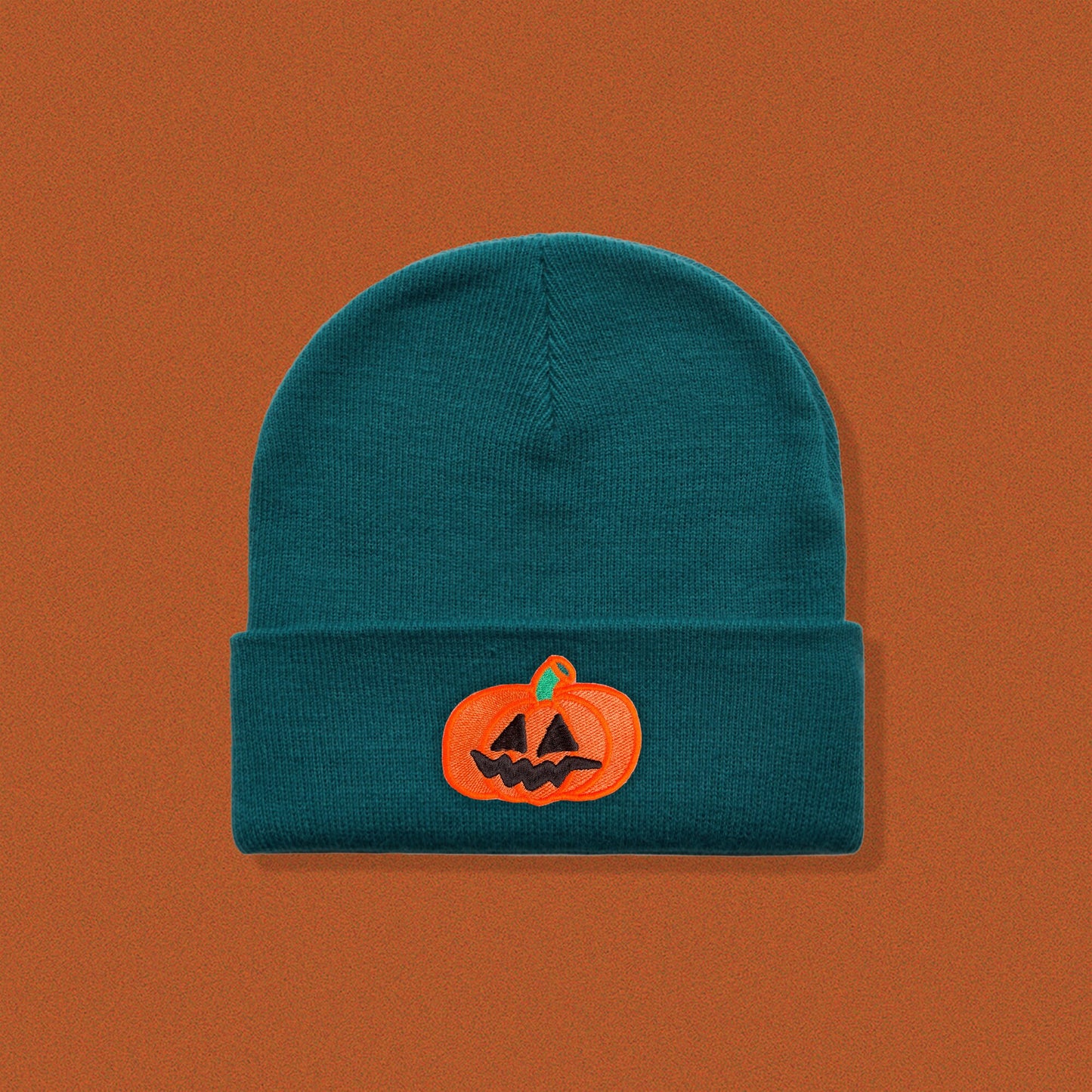 Squashy Pumpkin Cuffed Beanie