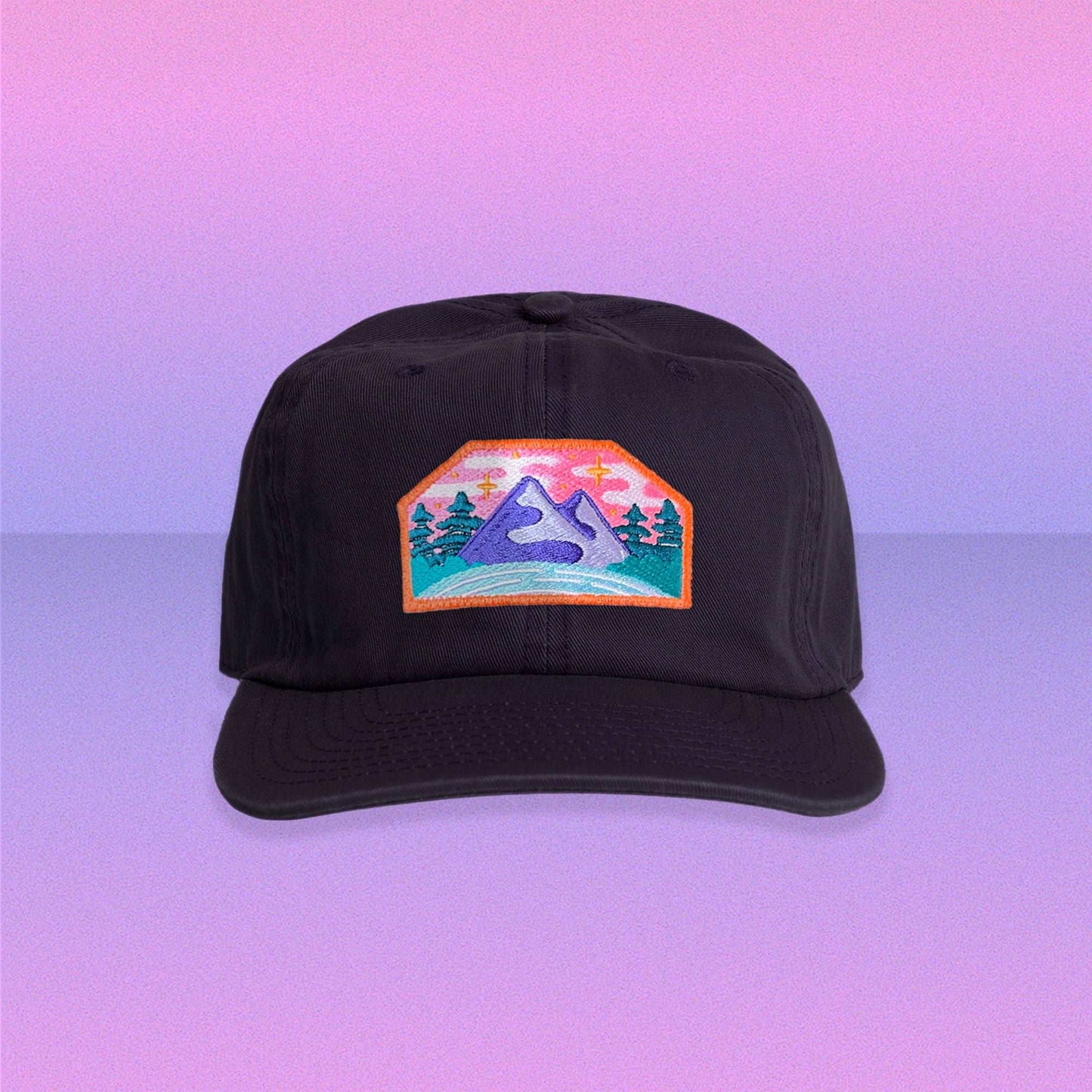 Mystical Mountain Floppy Cap