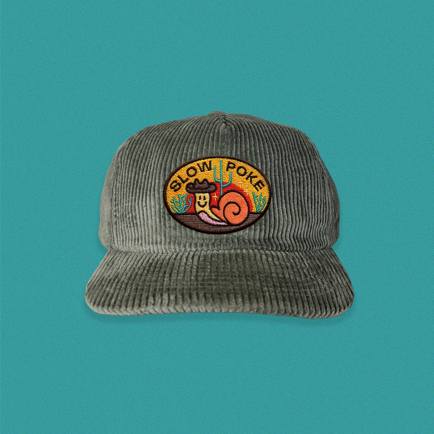 Slow Poke 5-Panel Corduroy Hat