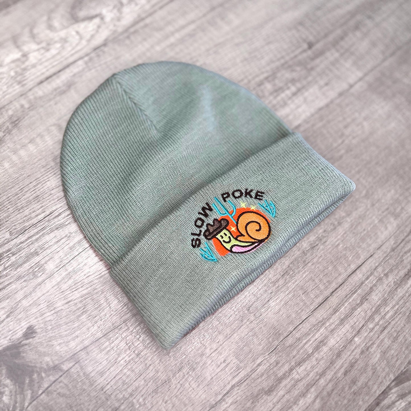 Slow Poke Cuffed Beanie