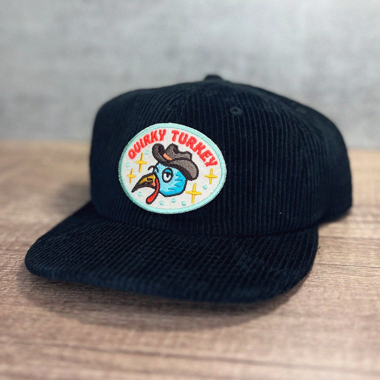Quirky Turkey Corduroy Hat