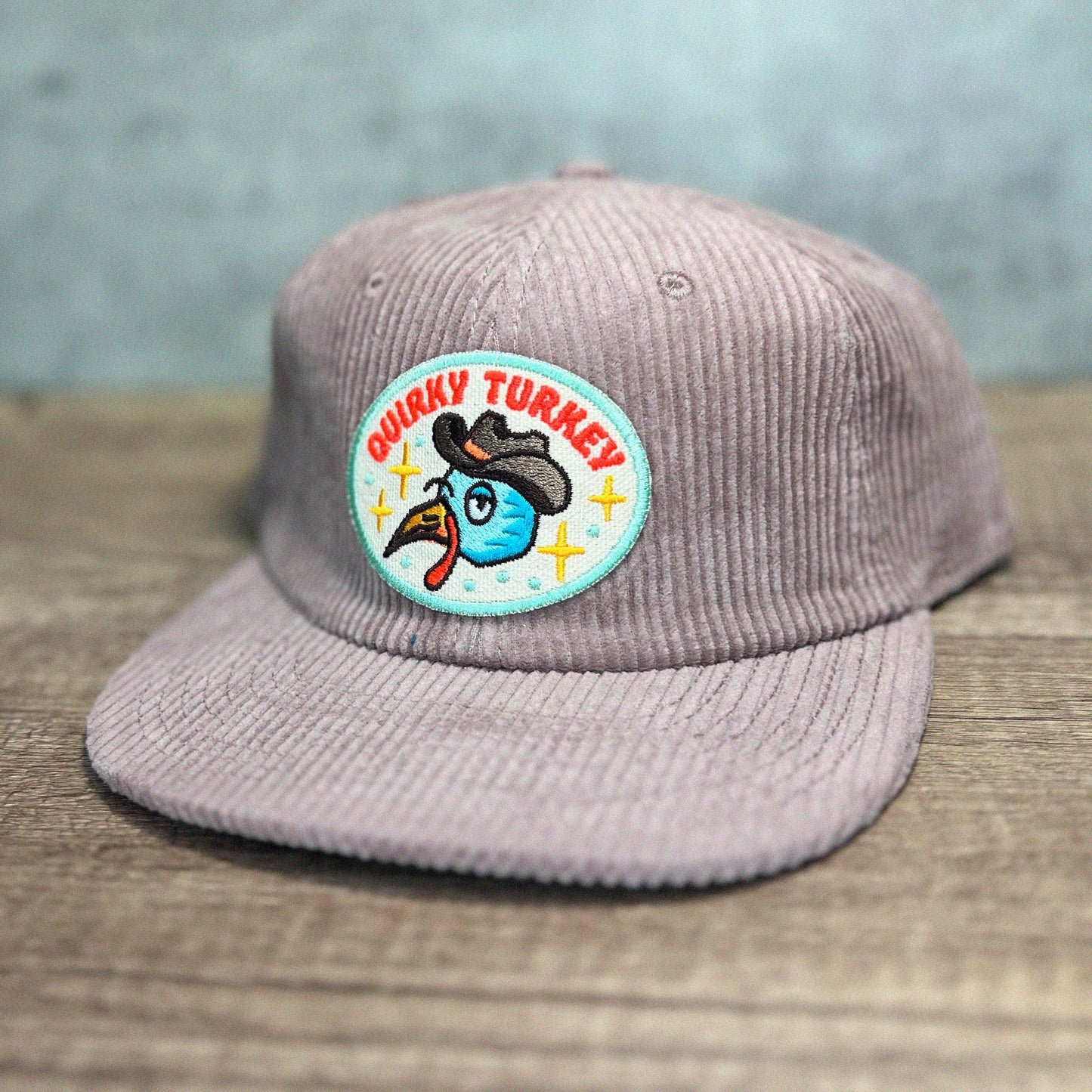 Quirky Turkey Corduroy Hat