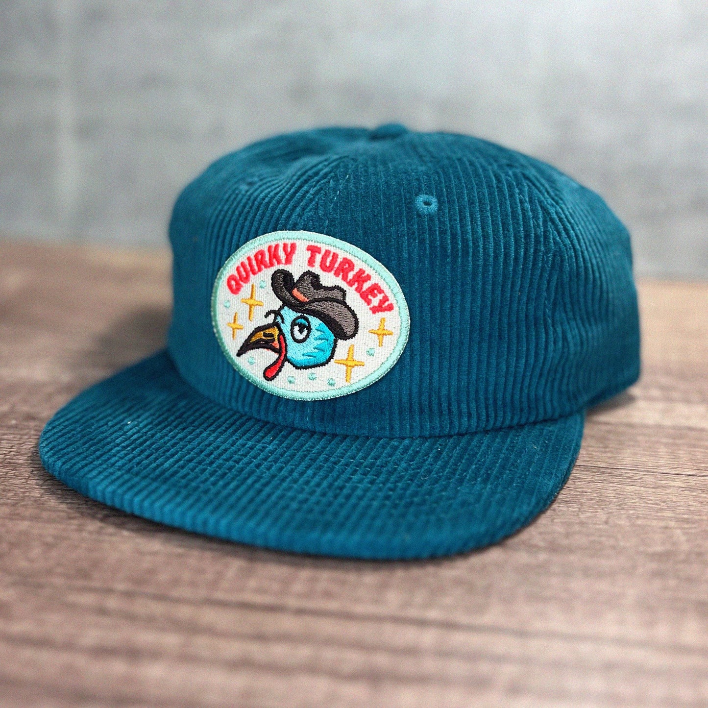 Quirky Turkey Corduroy Hat
