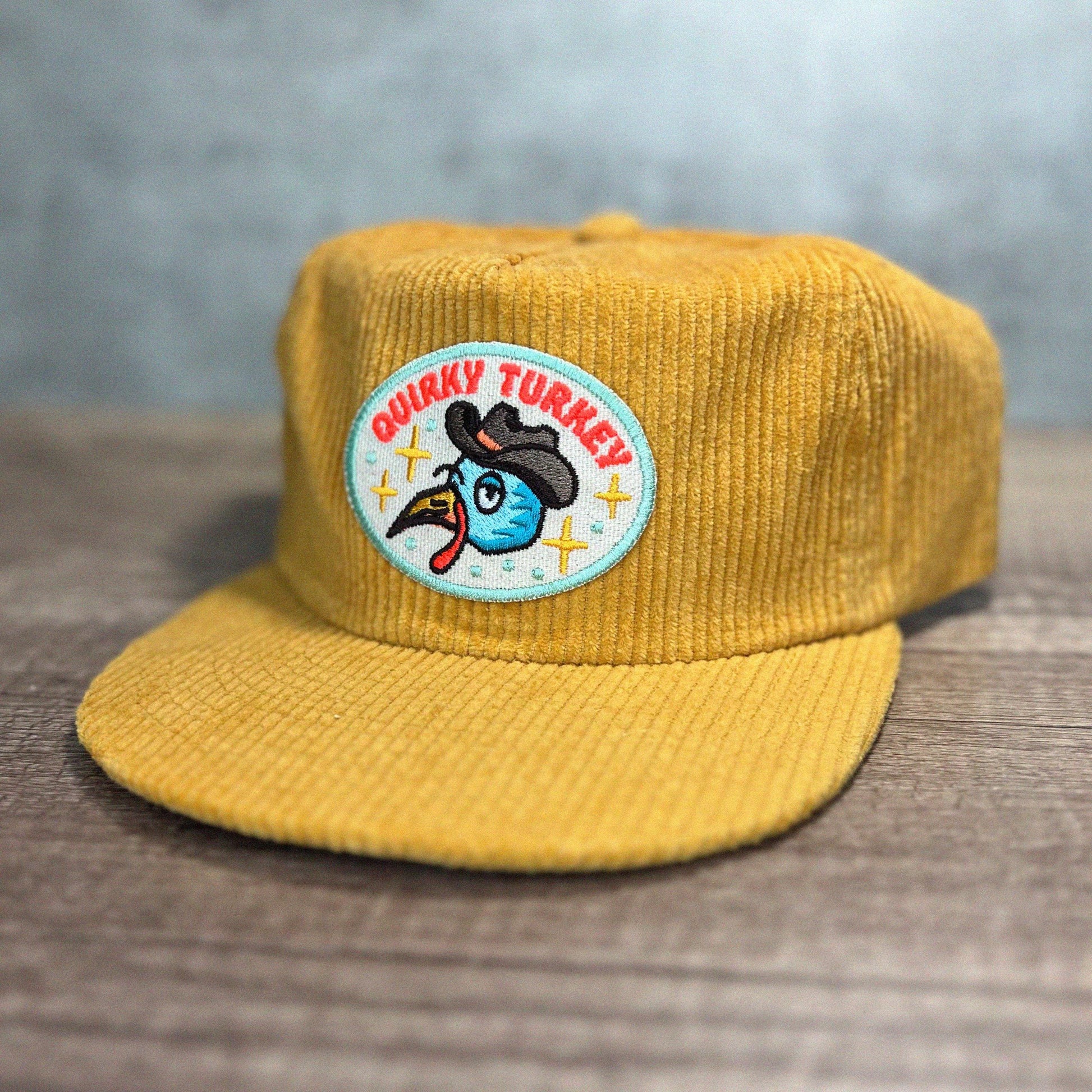 Quirky Turkey 5-Panel Corduroy Hat