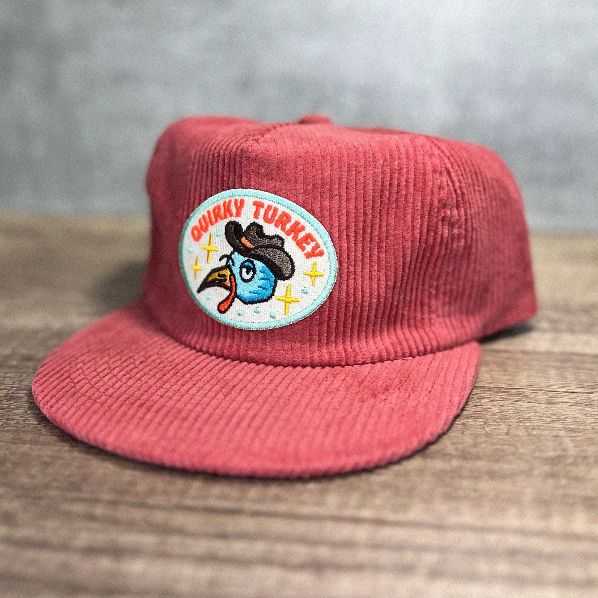 Quirky Turkey 5-Panel Corduroy Hat