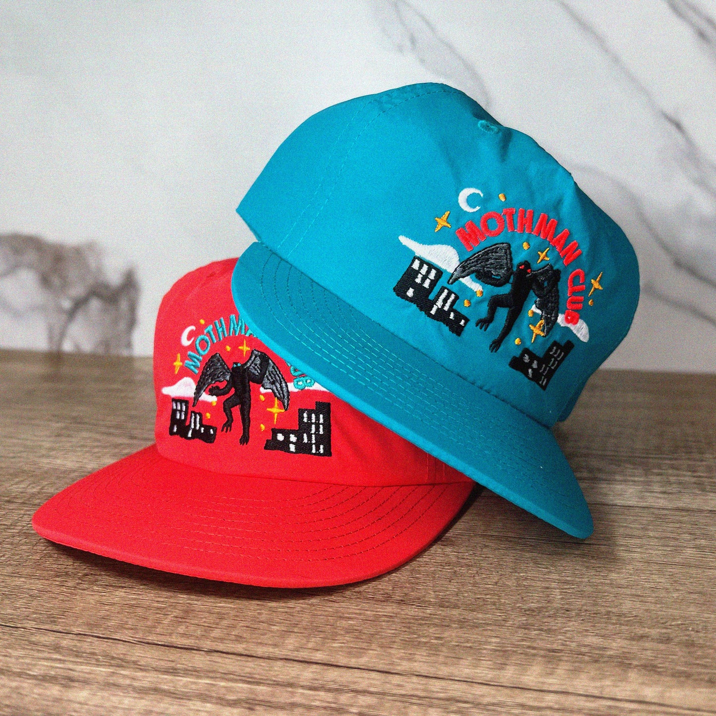 Mothman Cryptid Club Surf Hat