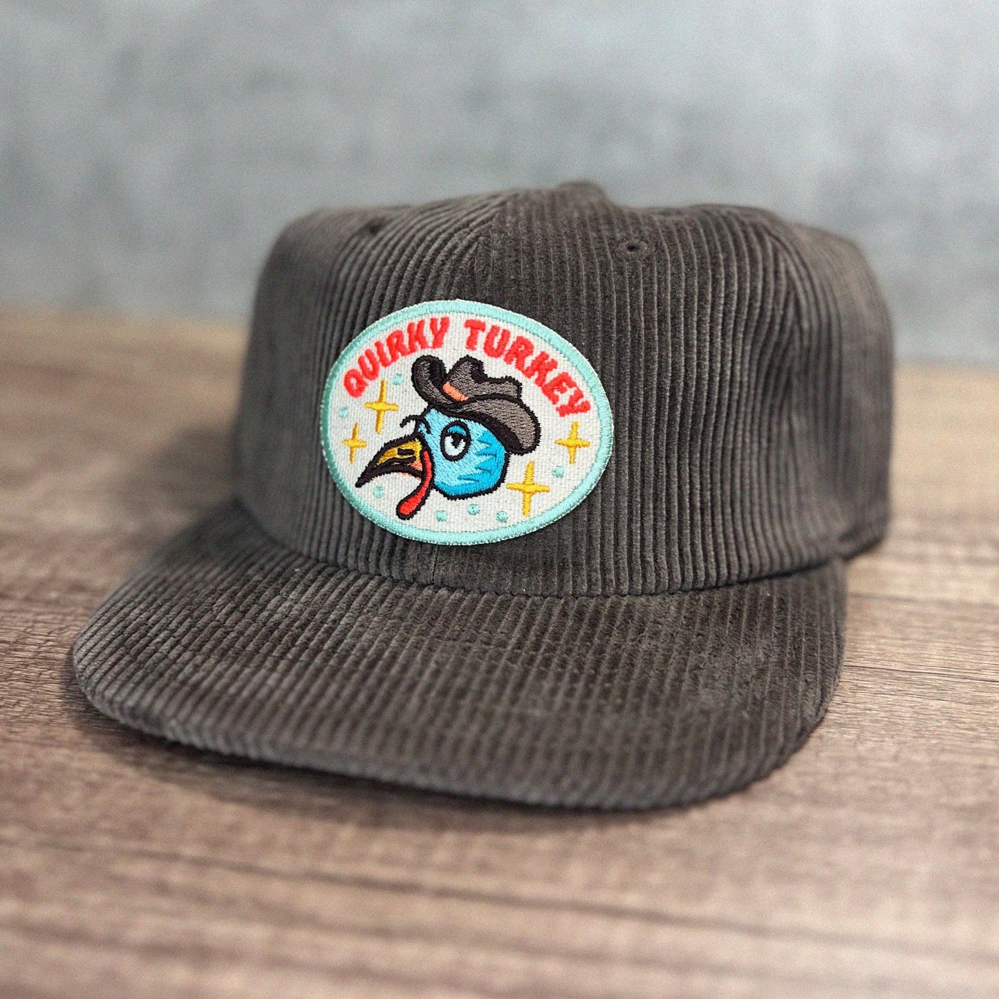 Quirky Turkey Corduroy Hat