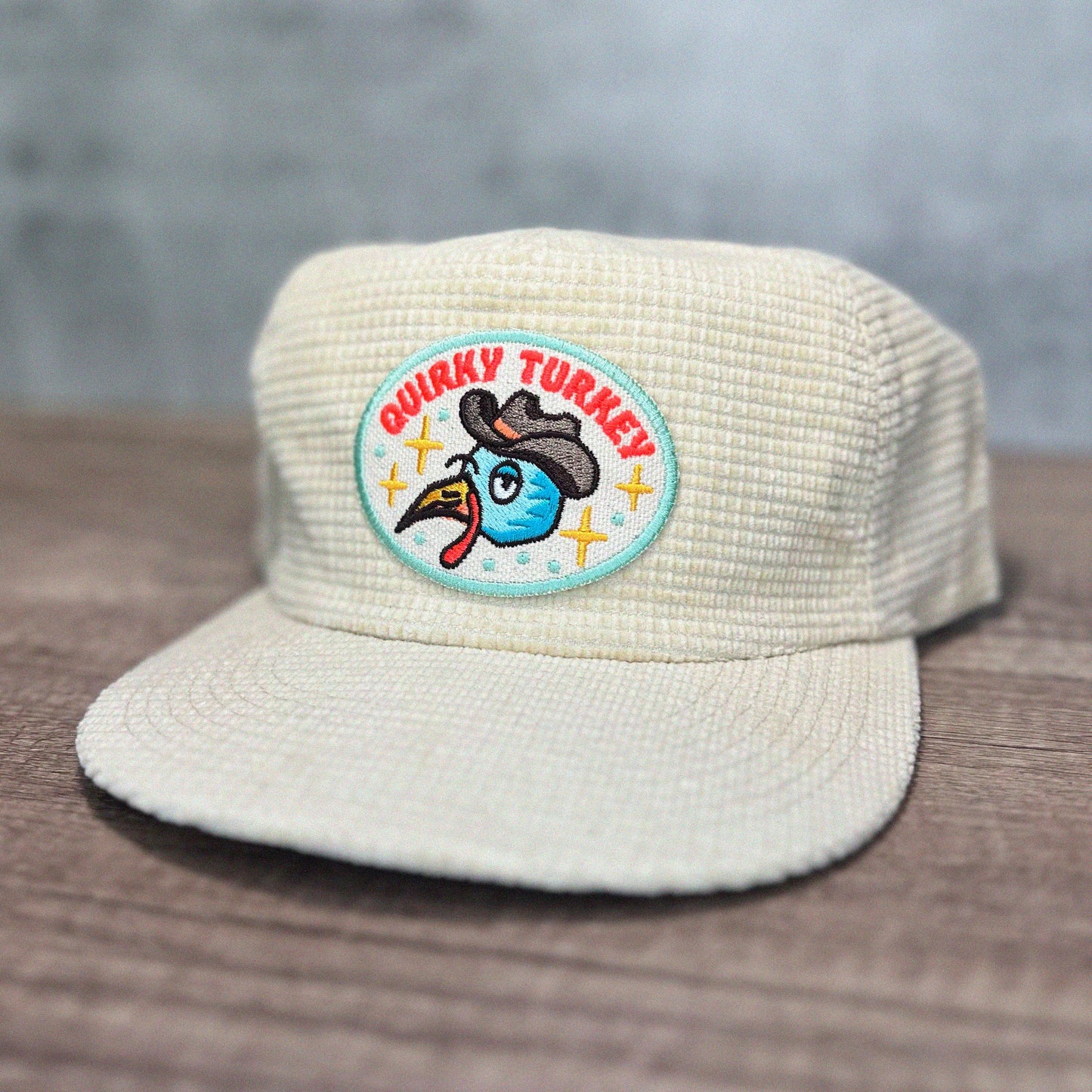 Quirky Turkey Waffle Corduroy Hat