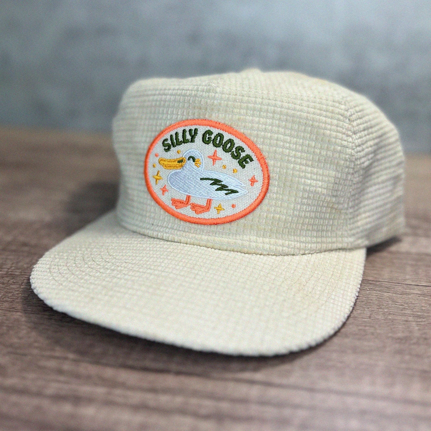 Silly Goose Waffle Corduroy Hat