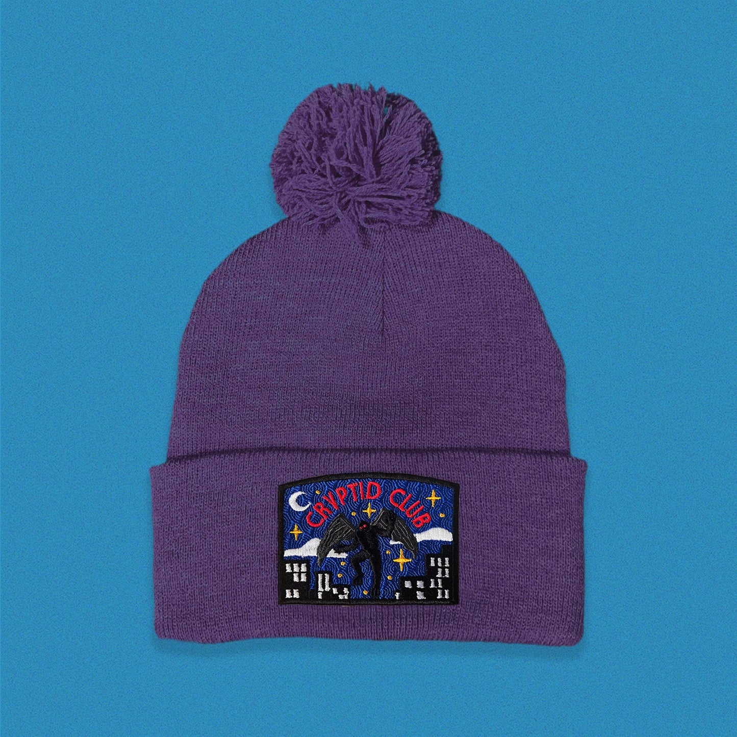 Mothman Cryptid Club Pom Pom Beanie