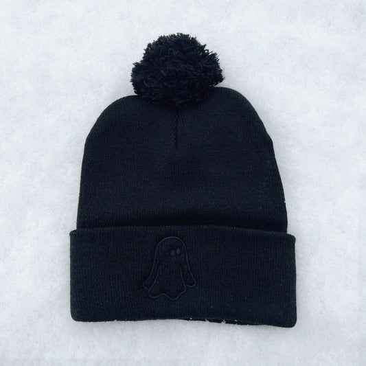 Ghost Pom Pom Beanie