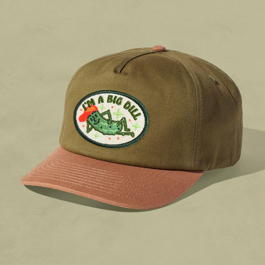 Big Dill Retro Two-Tone 5-Panel Floppy Cap