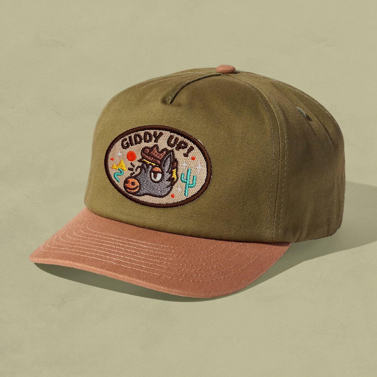Giddy-Up Retro Two-Tone 5-Panel Hat