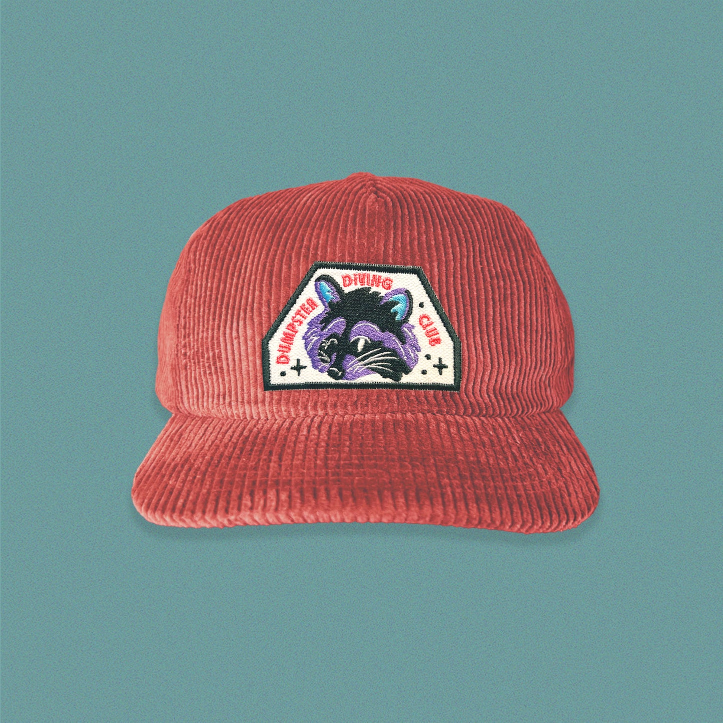 Street Rat Dumpster Diving Club 5-Panel Corduroy Hat