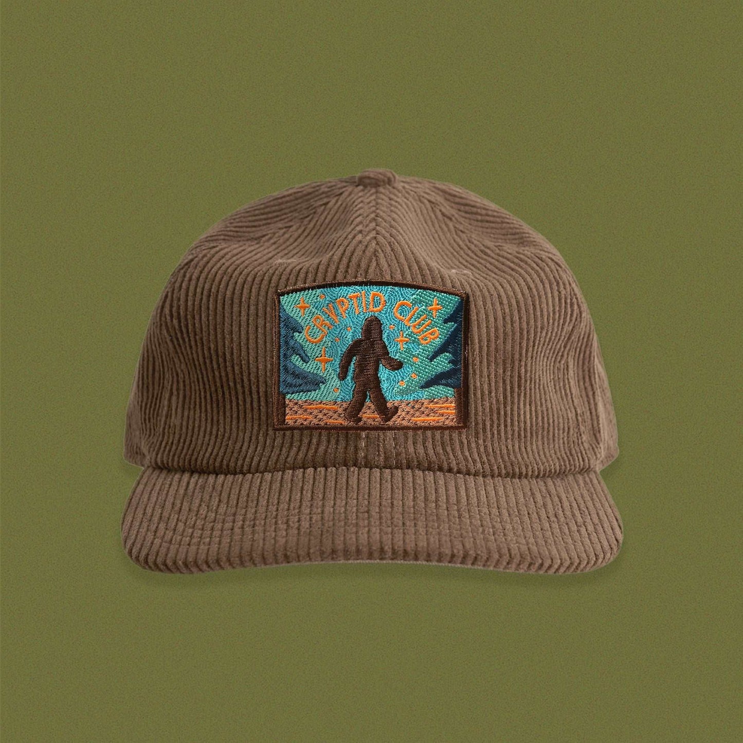 Bigfoot Cryptid Club Corduroy Hat