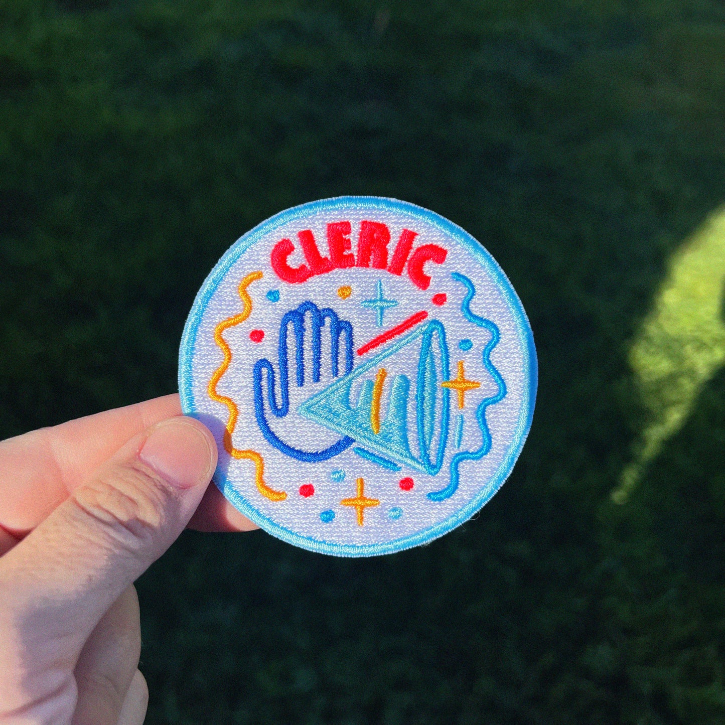 Cleric DnD Class Embroidered Patch