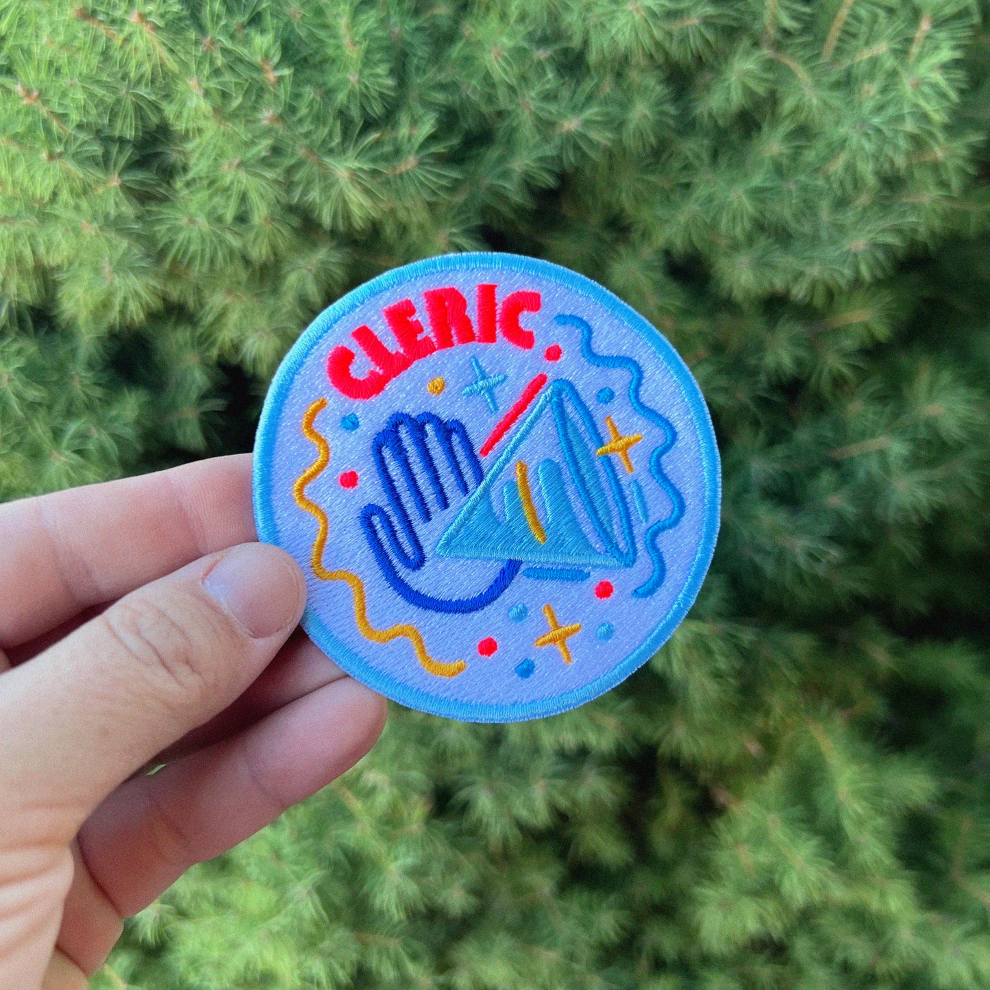 Cleric DnD Class Embroidered Patch