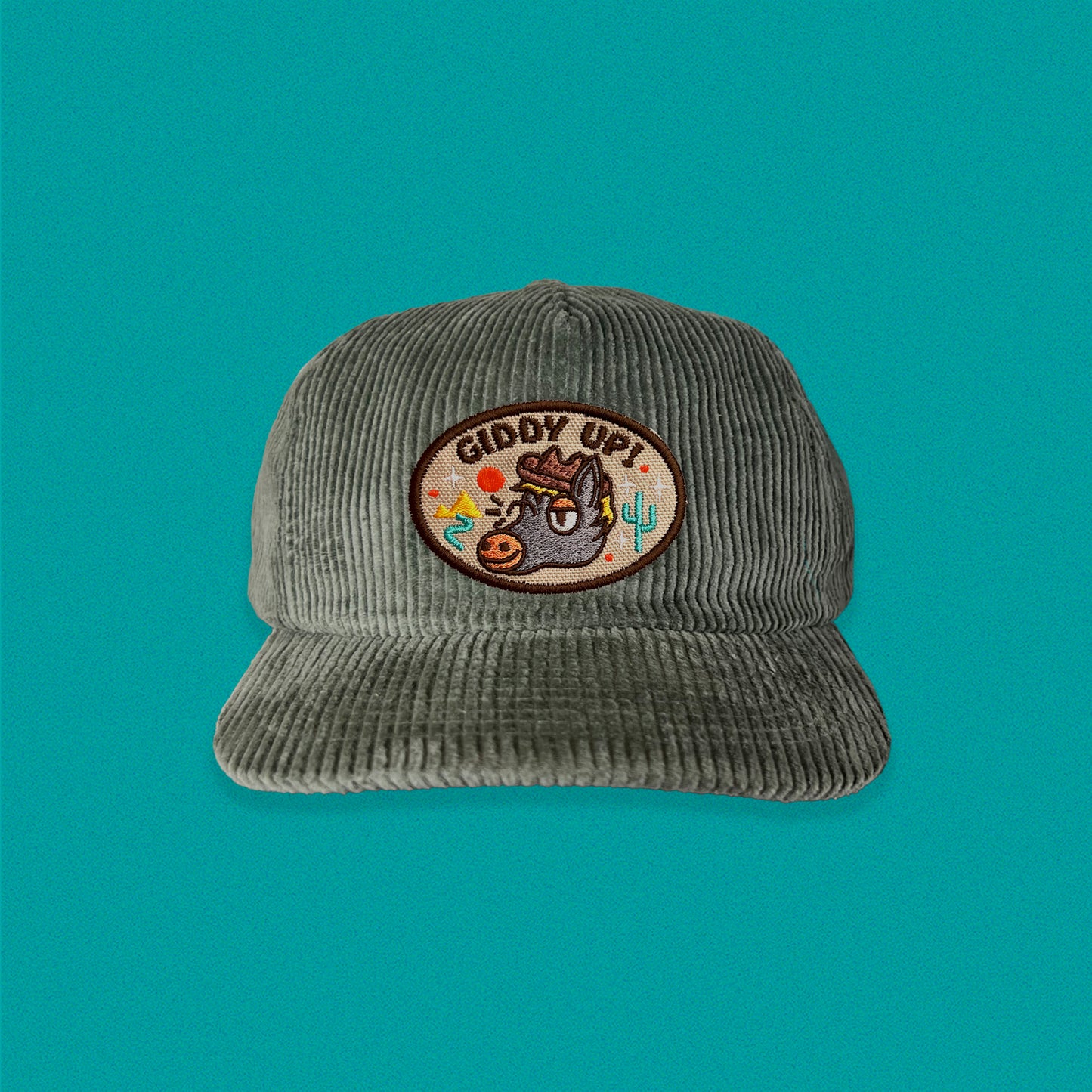 Giddy-Up 5-Panel Corduroy Hat