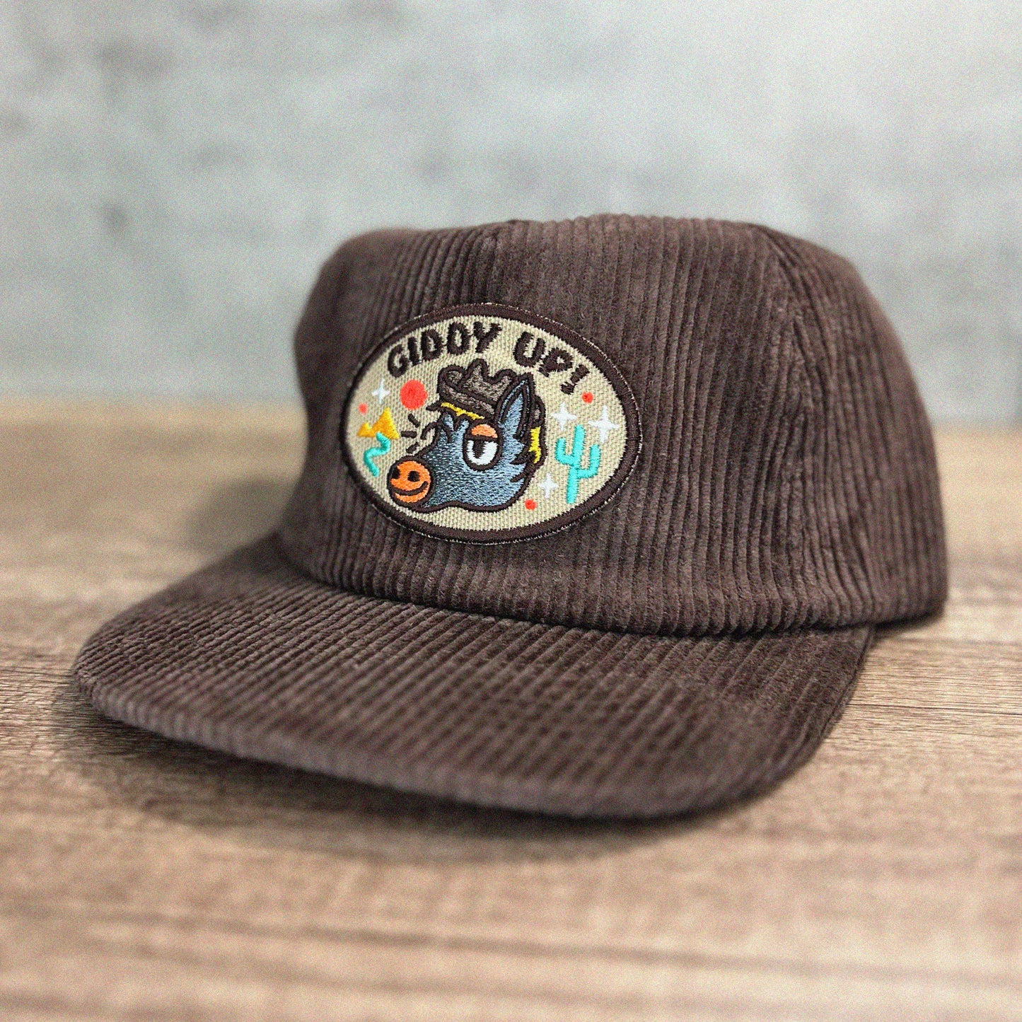 Giddy-Up 5-Panel Corduroy Hat