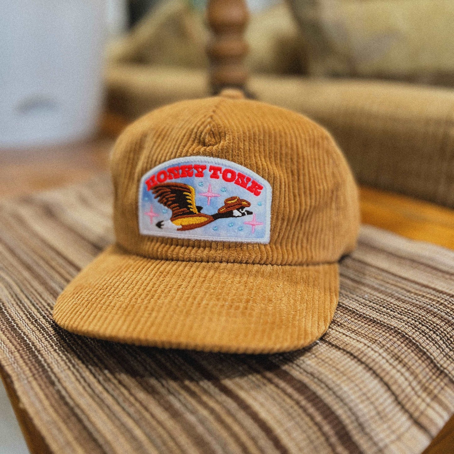 Honky Tonk Patch Corduroy Hat