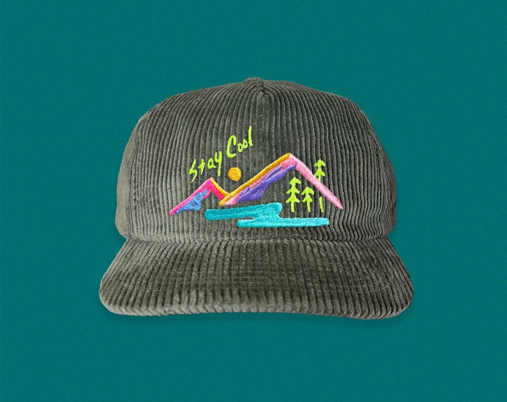 Stay Cool 5-Panel Corduroy Hat