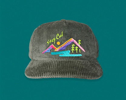 Stay Cool 5-Panel Corduroy Hat