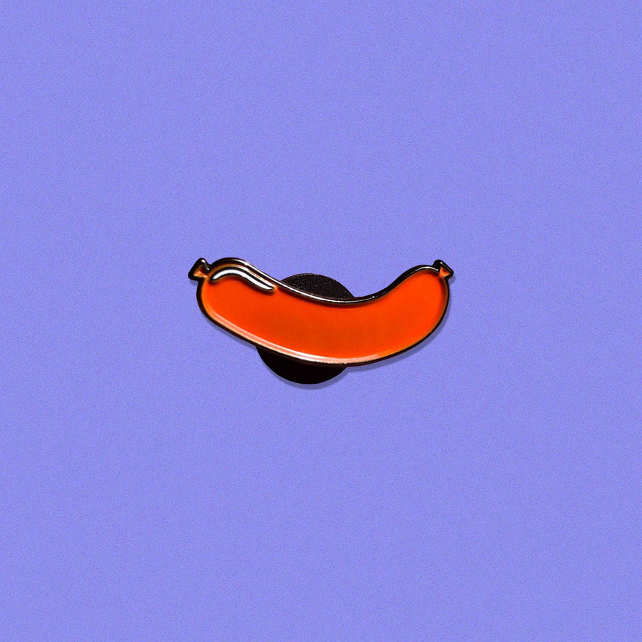 Hotdog Enamel Pin