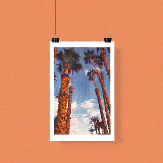 Palm Tree Riso Print