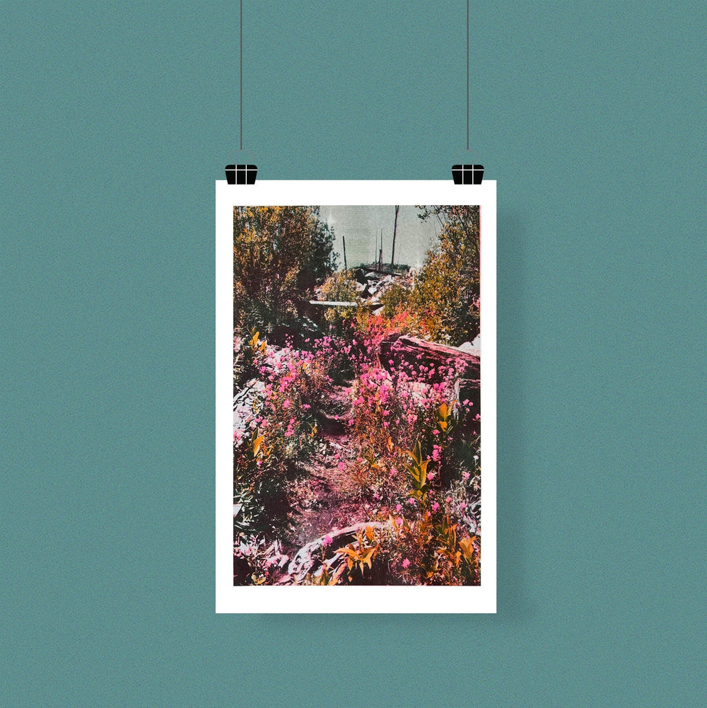 Wildflower 11"x17" Tabloid Risograph Print