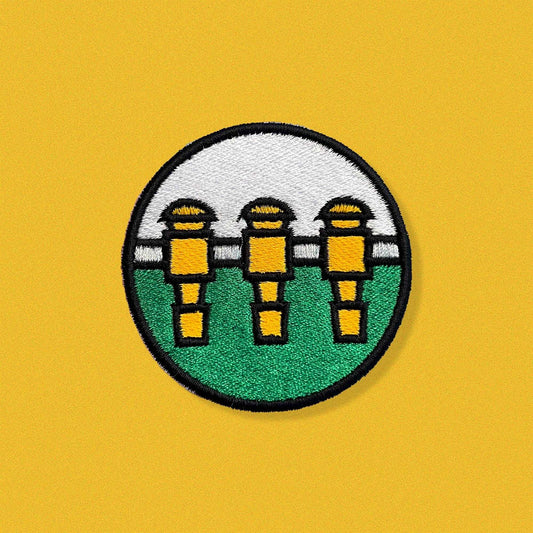 Foosball Three Rod Barrage Patch