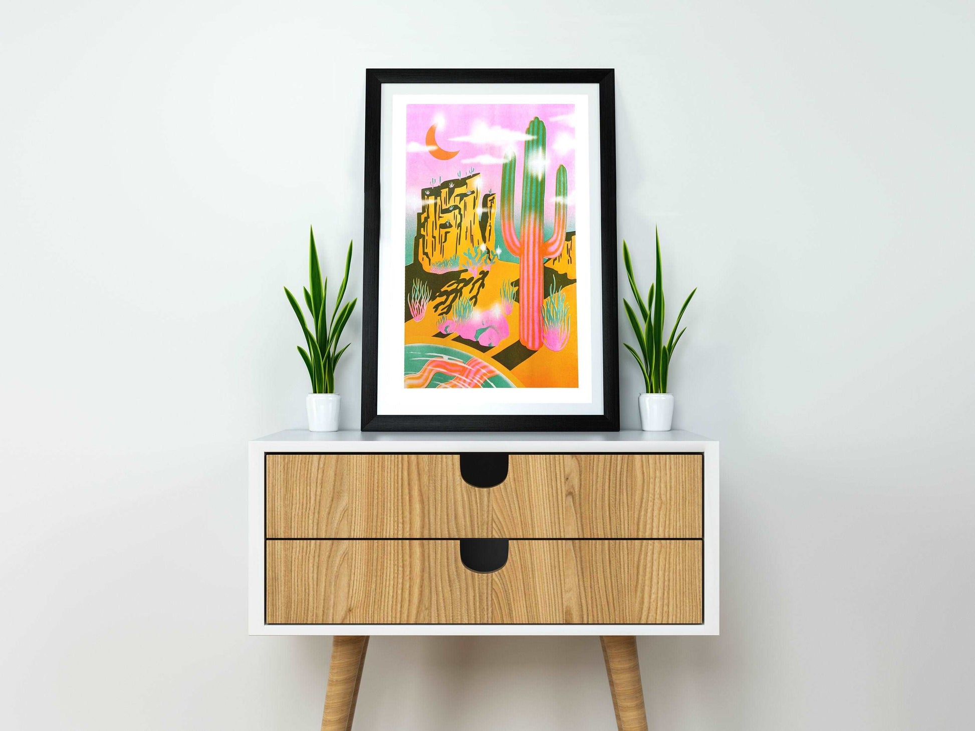 Bubblegum Mirage Risograph Print