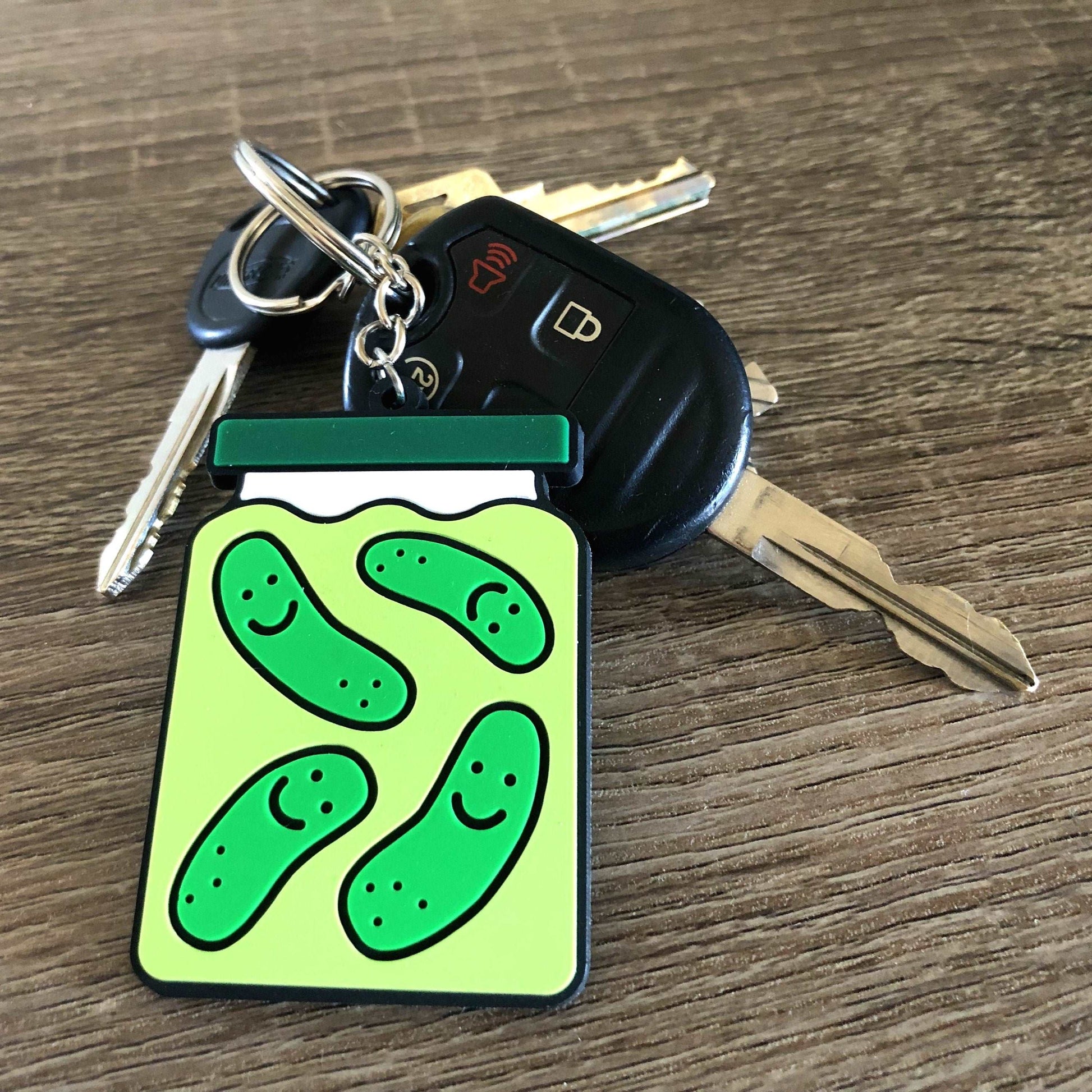 Pickle Jar Keychain