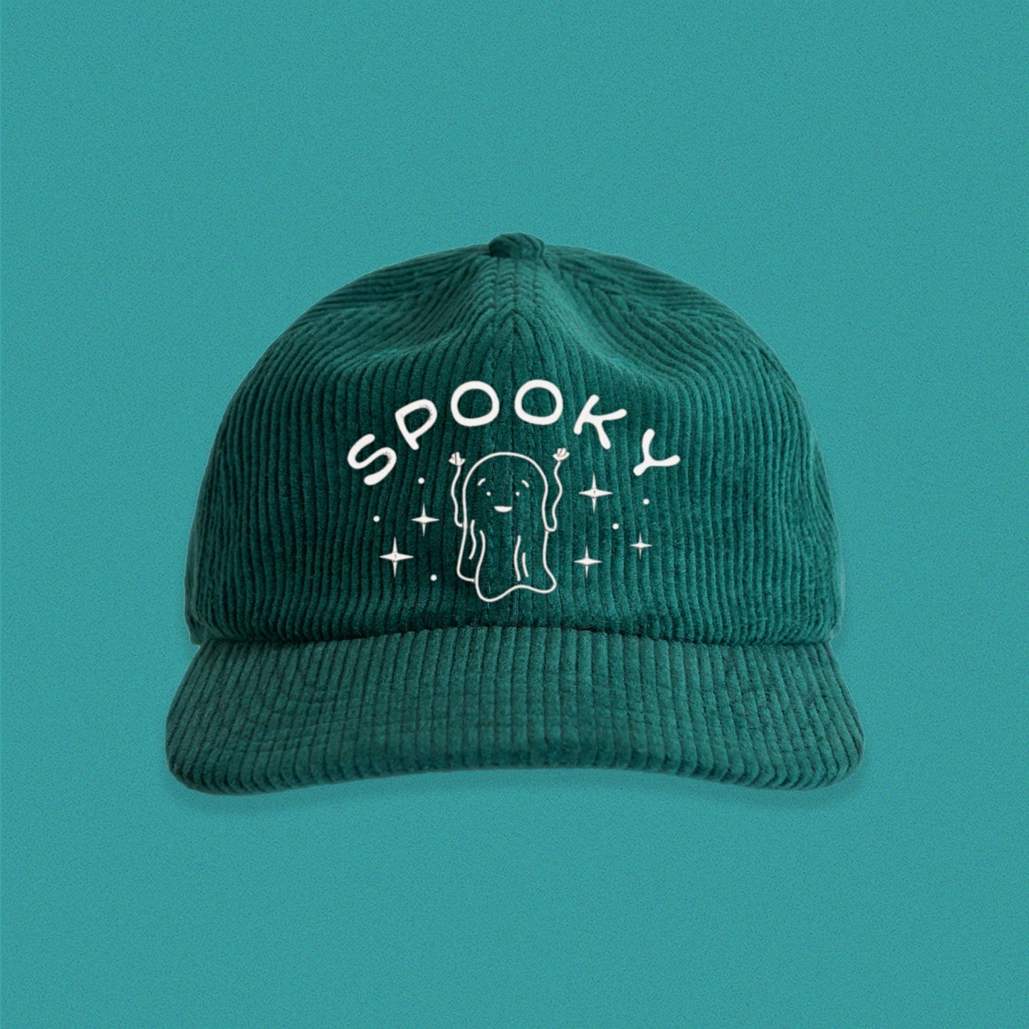 Spooky Ghost Corduroy Hat