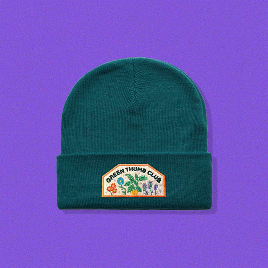 Green Thumb Club Cuffed Beanie