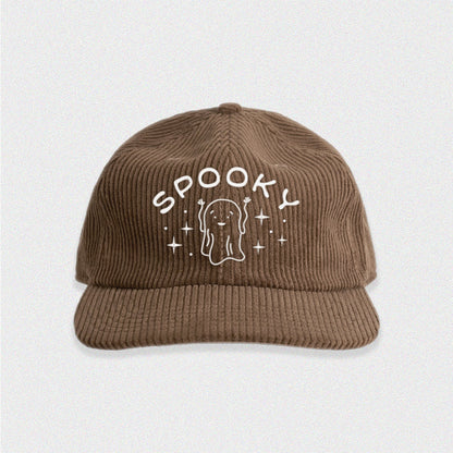 Spooky Ghost Corduroy Hat