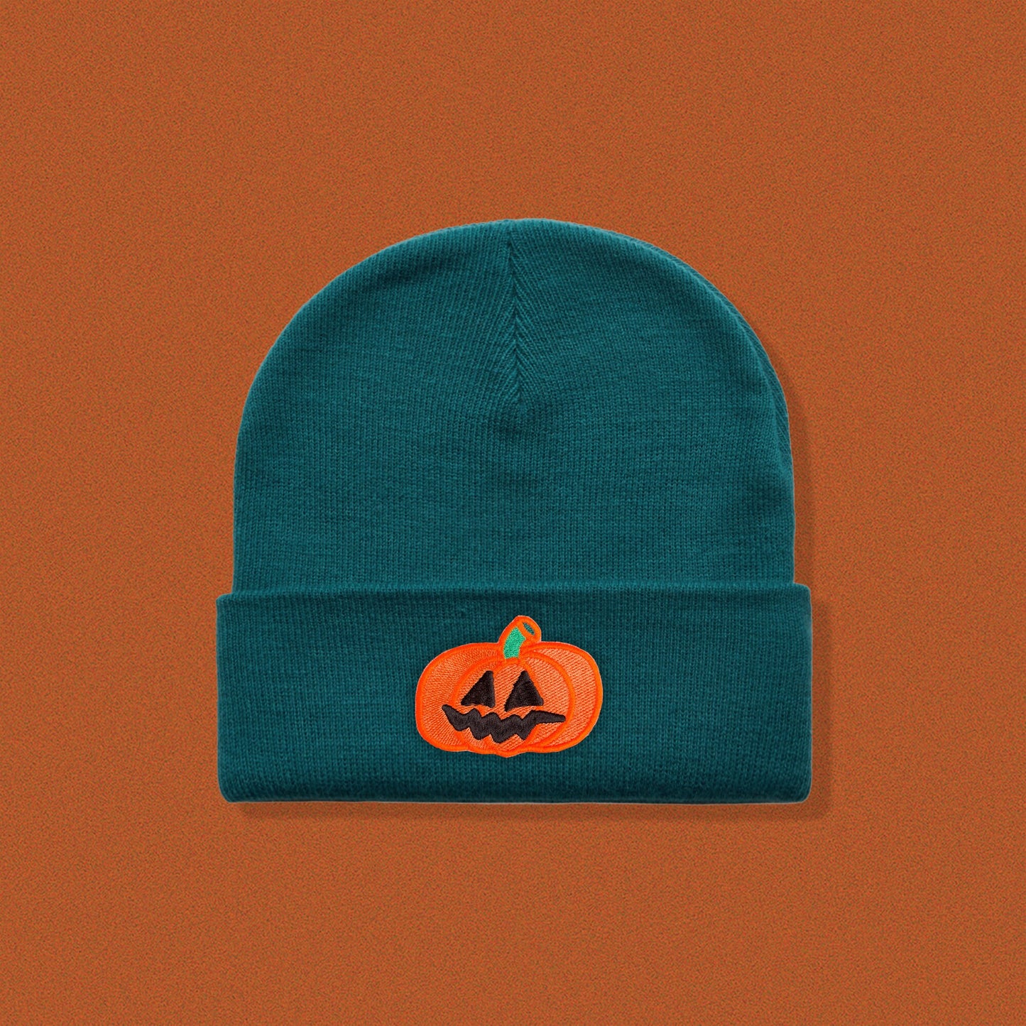 Squashy Pumpkin Cuffed Beanie