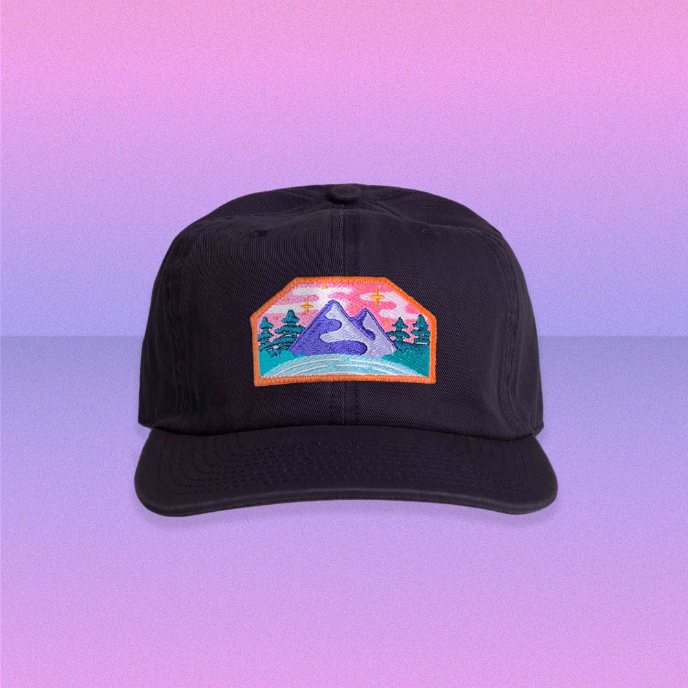 Mystical Mountain Floppy Cap