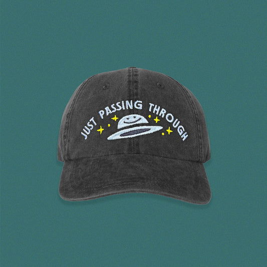 Just Passing Through Dad Hat