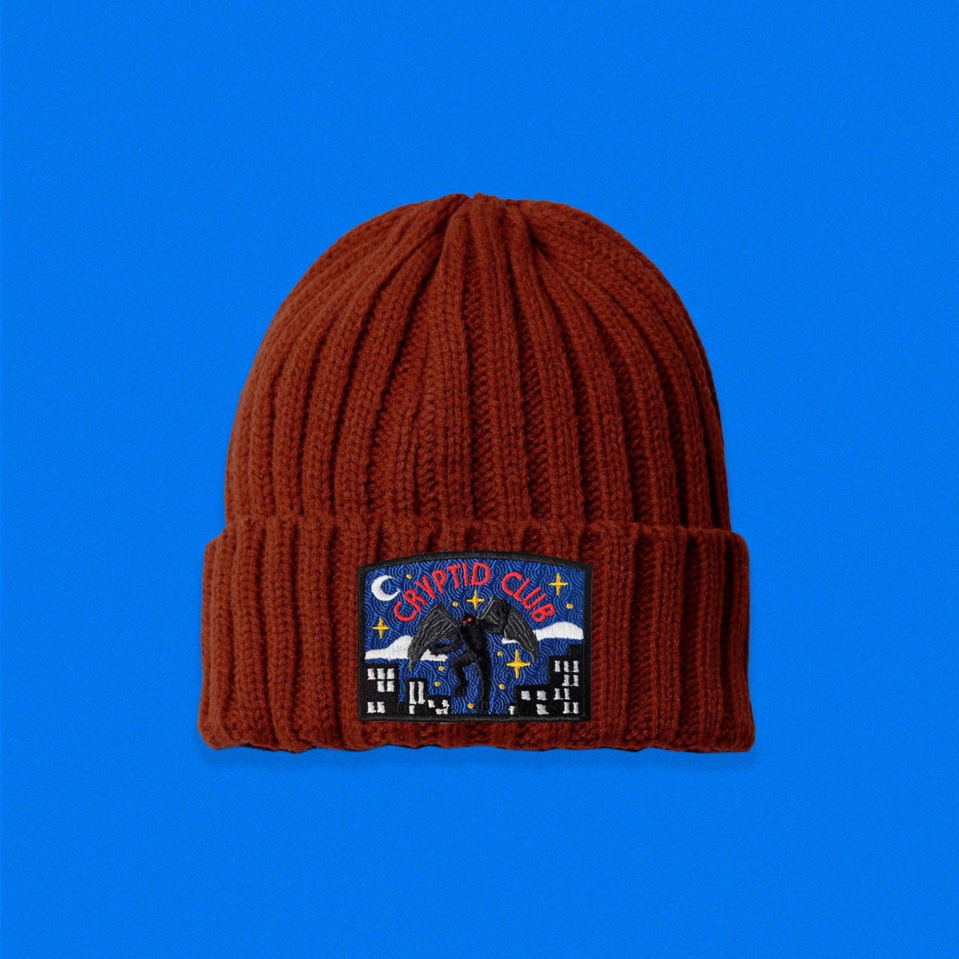 Mothman Cryptid Club Cable Knit Beanie