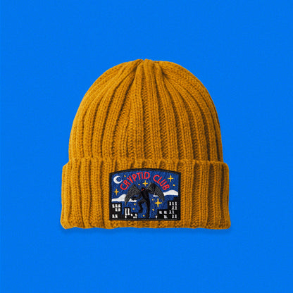 Mothman Cryptid Club Cable Knit Beanie