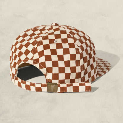 Silly Goose 5-Panel Checkered Floppy Hat