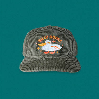 Silly Goose 5-Panel Corduroy Hat