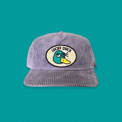 Lucky Duck 5-Panel Corduroy Hat